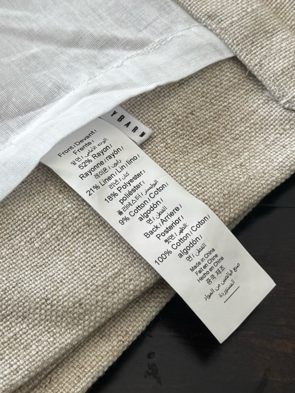 Pottery Barn Everyday Linen Light Filtering Curtain (2) 50”Wx96”L NWOT - Picture 4 of 9
